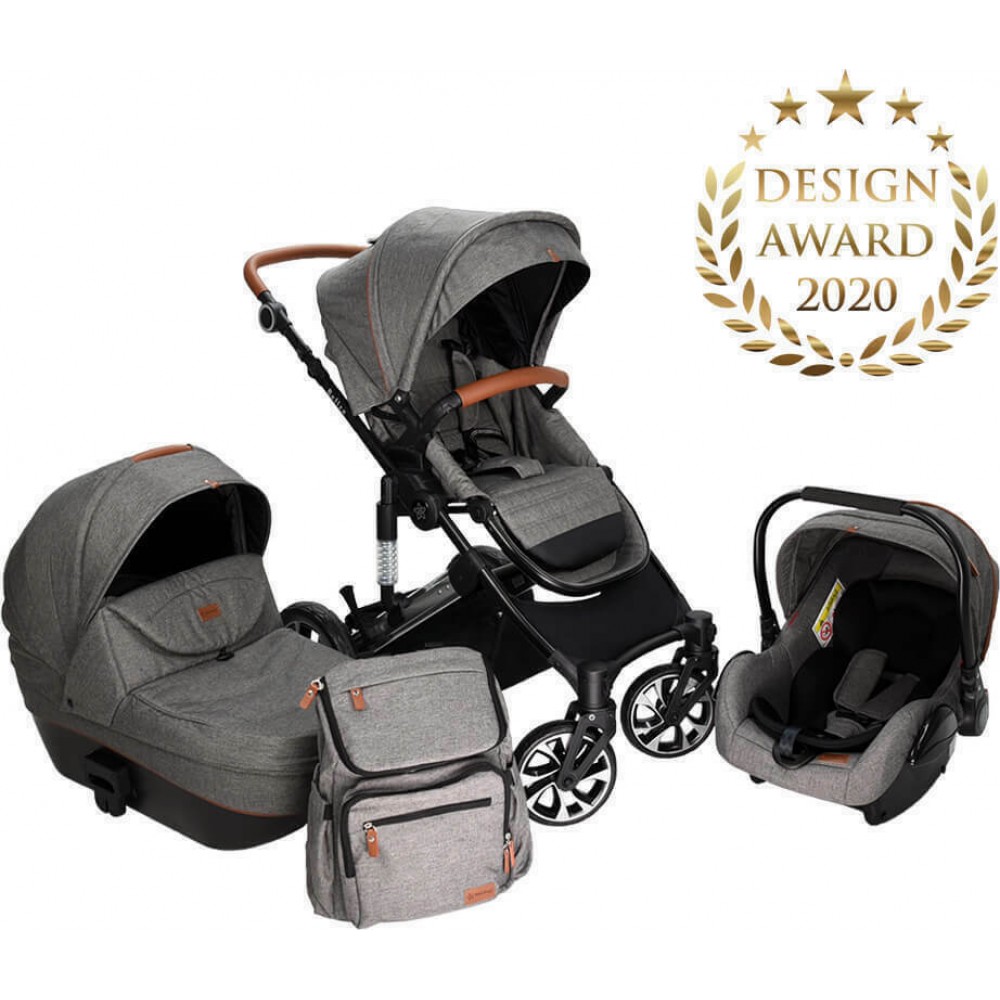 Bebe Stars Πολυκαρότσι Belize 3 σε 1 Grey