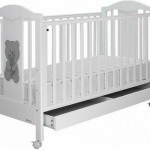 Κρεβάτι Polar White Bebe Stars 451-02 - Λευκό με συρτάρι 