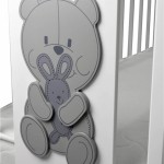 Κρεβάτι Polar White Bebe Stars 451-02 - Λευκό με συρτάρι 