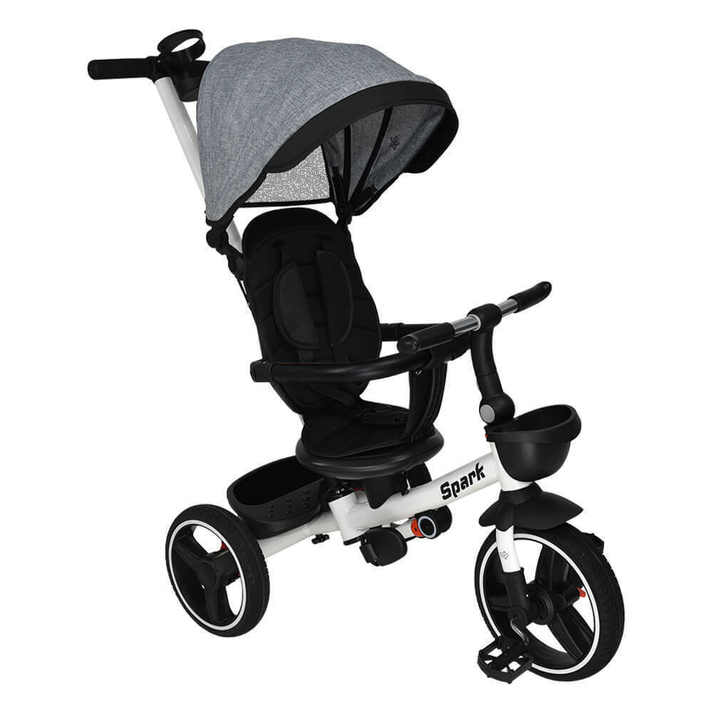 Ποδηλατάκι τρίκυκλο Bebe Stars 360° Spark Grey