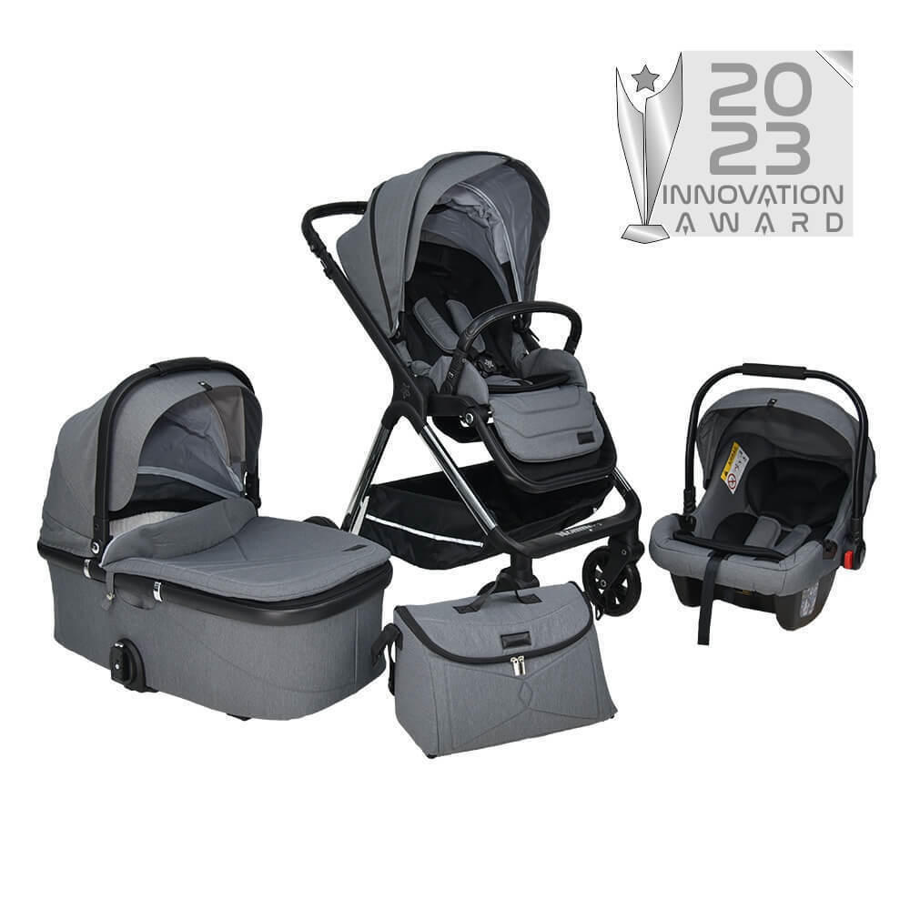 Πολυκαρότσι 3 σε 1 Bebe Stars Nammos Grey
