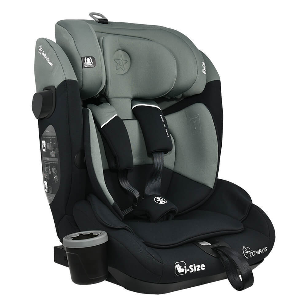 Κάθισμα Αυτοκινήτου Bebe Stars Compass Isofix i-SIZE 76-150cm Olive