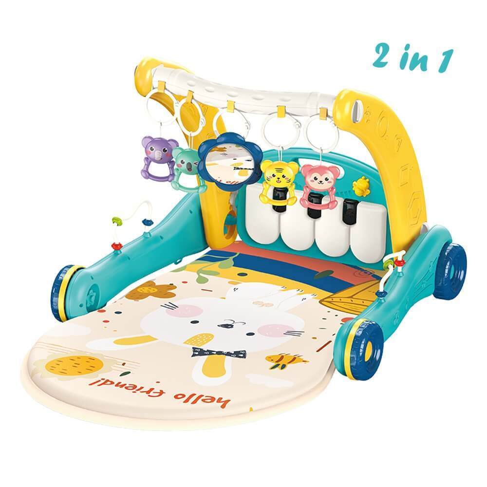 Γυμναστήριο-Περπατούρα Δραστηριοτήτων Bebe Stars Piano Bunny 2 In 1