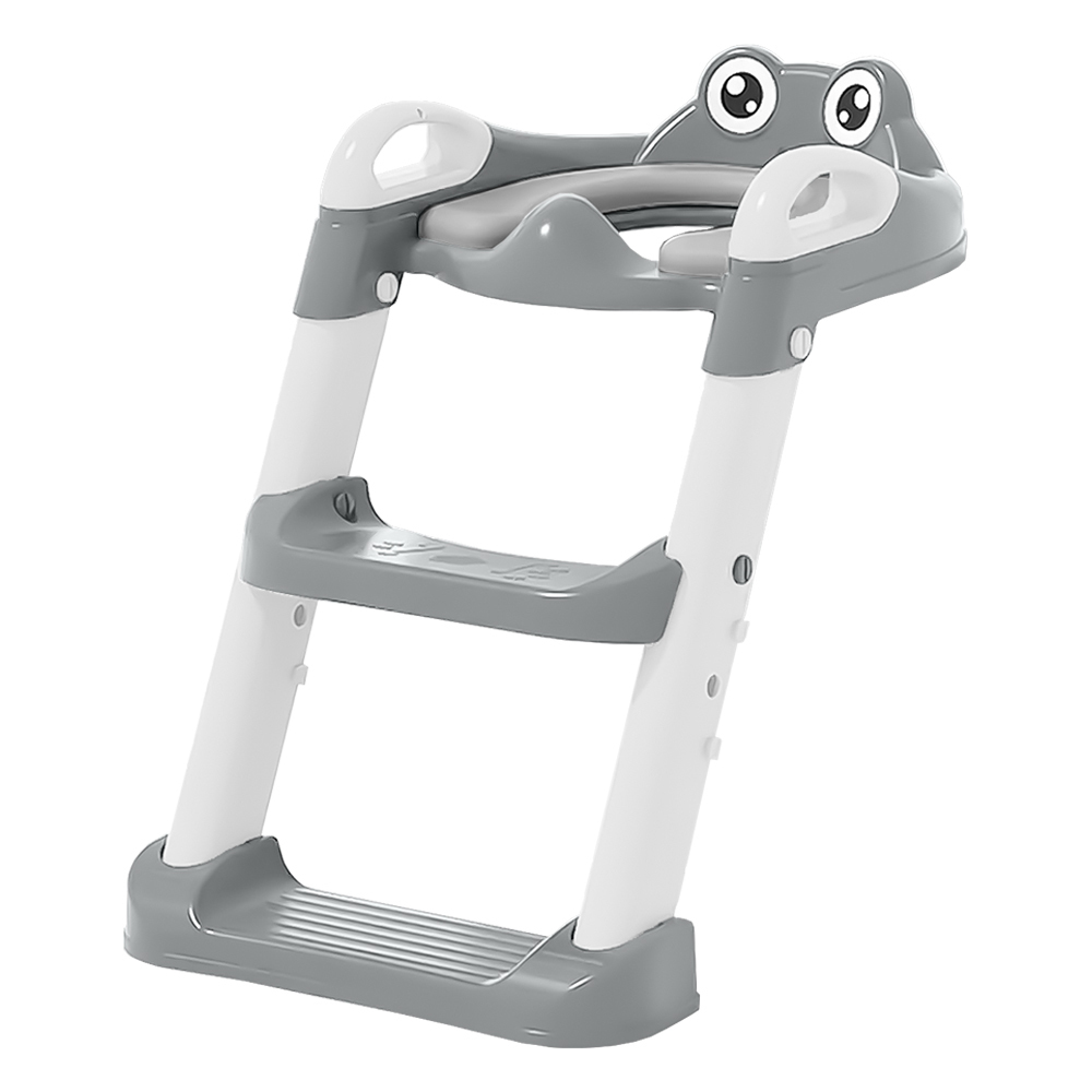 Εκπαιδευτική Σκαλιέρα/Κάθισμα Τουαλέτας Frog Grey Bebe Stars