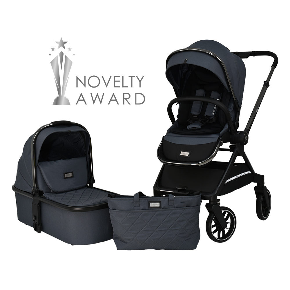 Πολυκαρότσι Mirage 2 Σε 1 Bebe Stars Grey 