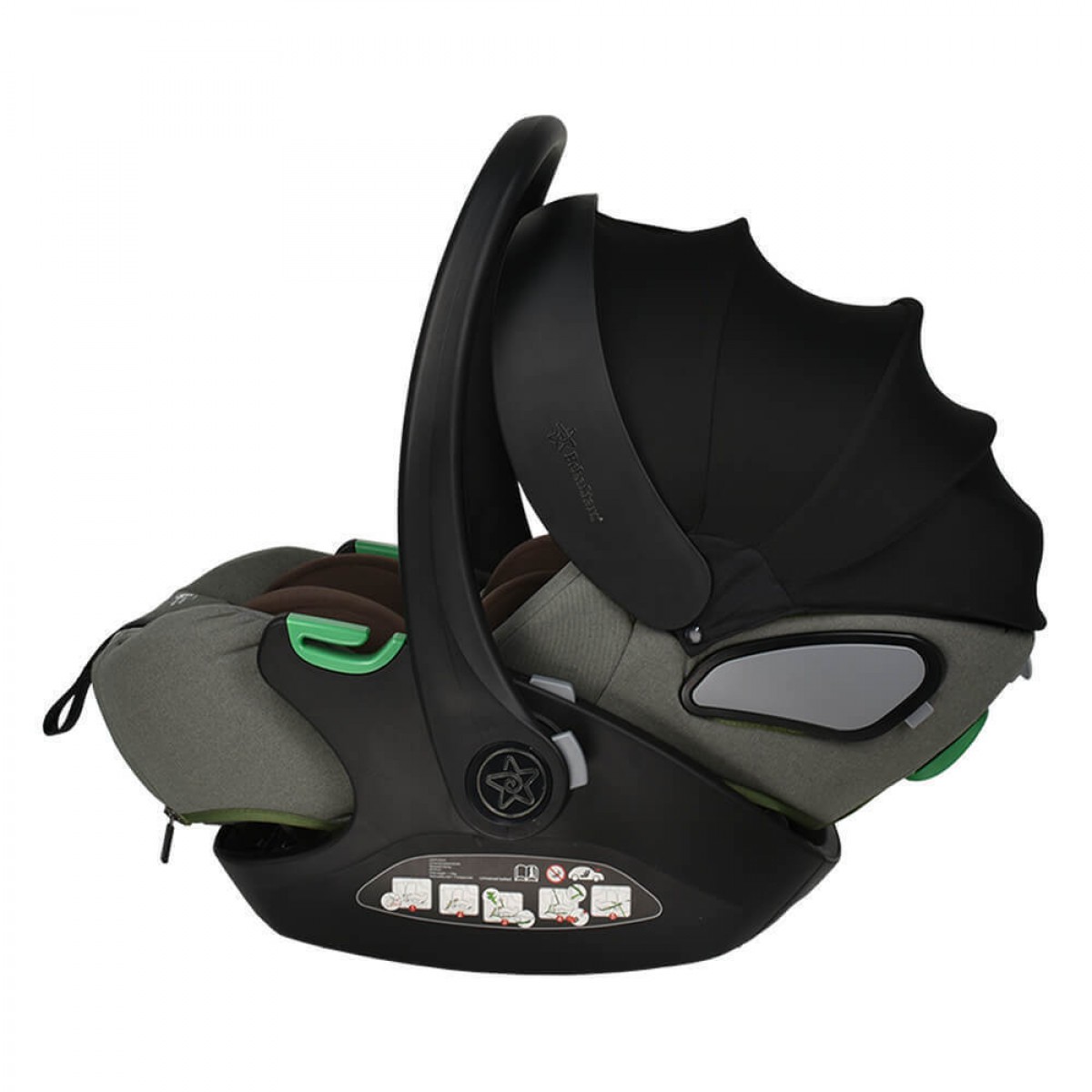 Κάθισμα Αυτοκινήτου Bebe Stars Baby i-SΙΖΕ 40-87cm Olive Κάθισμα Αυτοκινήτου Bebe Stars Baby i-SΙΖΕ 40-87cm Olive