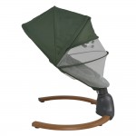 Ηλεκτρικό Relax Μωρού Κούνια Fluffy με Μουσική και Δόνηση Forest Green Bebe Stars