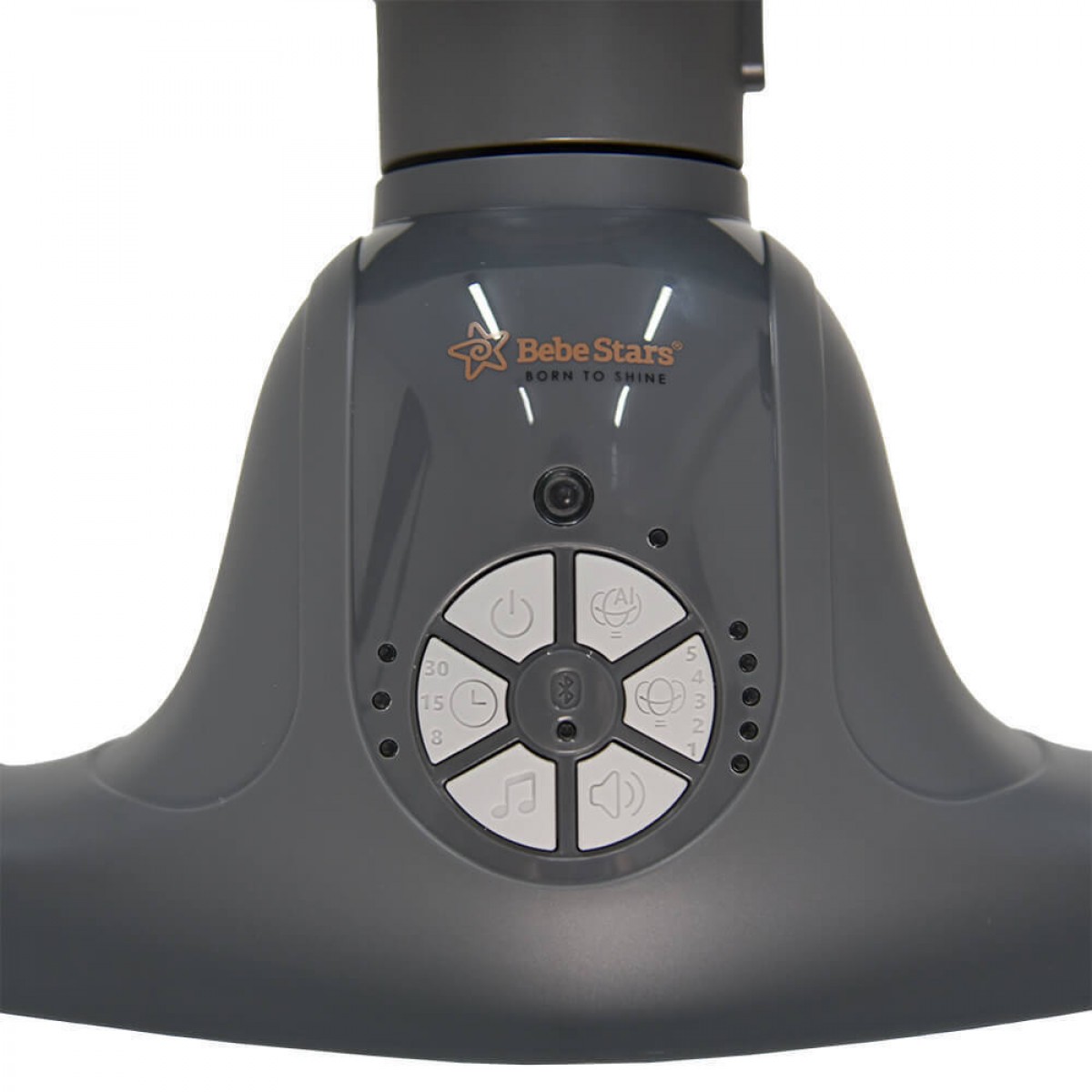 Ηλεκτρικό Relax Μωρού Κούνια Fluffy με Μουσική και Δόνηση Forest Green Bebe Stars