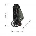 Πολυκαρότσι Mirage 2 Σε 1 Bebe Stars Olive Πολυκαρότσι Mirage 2 Σε 1 Bebe Stars Olive