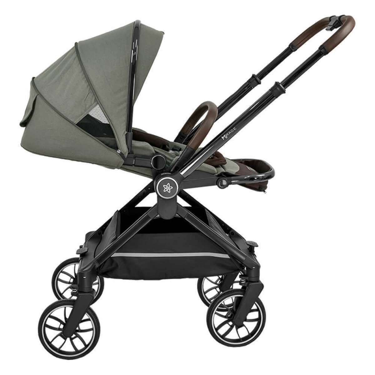 Πολυκαρότσι Mirage 2 Σε 1 Bebe Stars Olive Πολυκαρότσι Mirage 2 Σε 1 Bebe Stars Olive