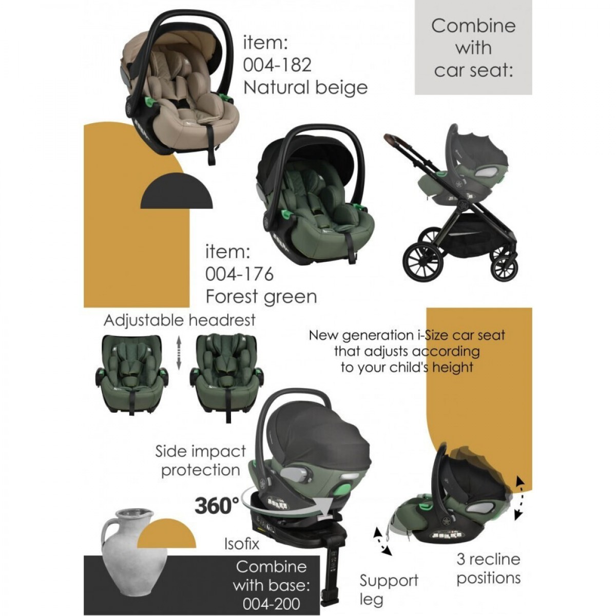 Πολυκαρότσι 2 σε 1 Bebe Stars Mythos Forest Green Πολυκαρότσι 2 σε 1 Bebe Stars Mythos Forest Green