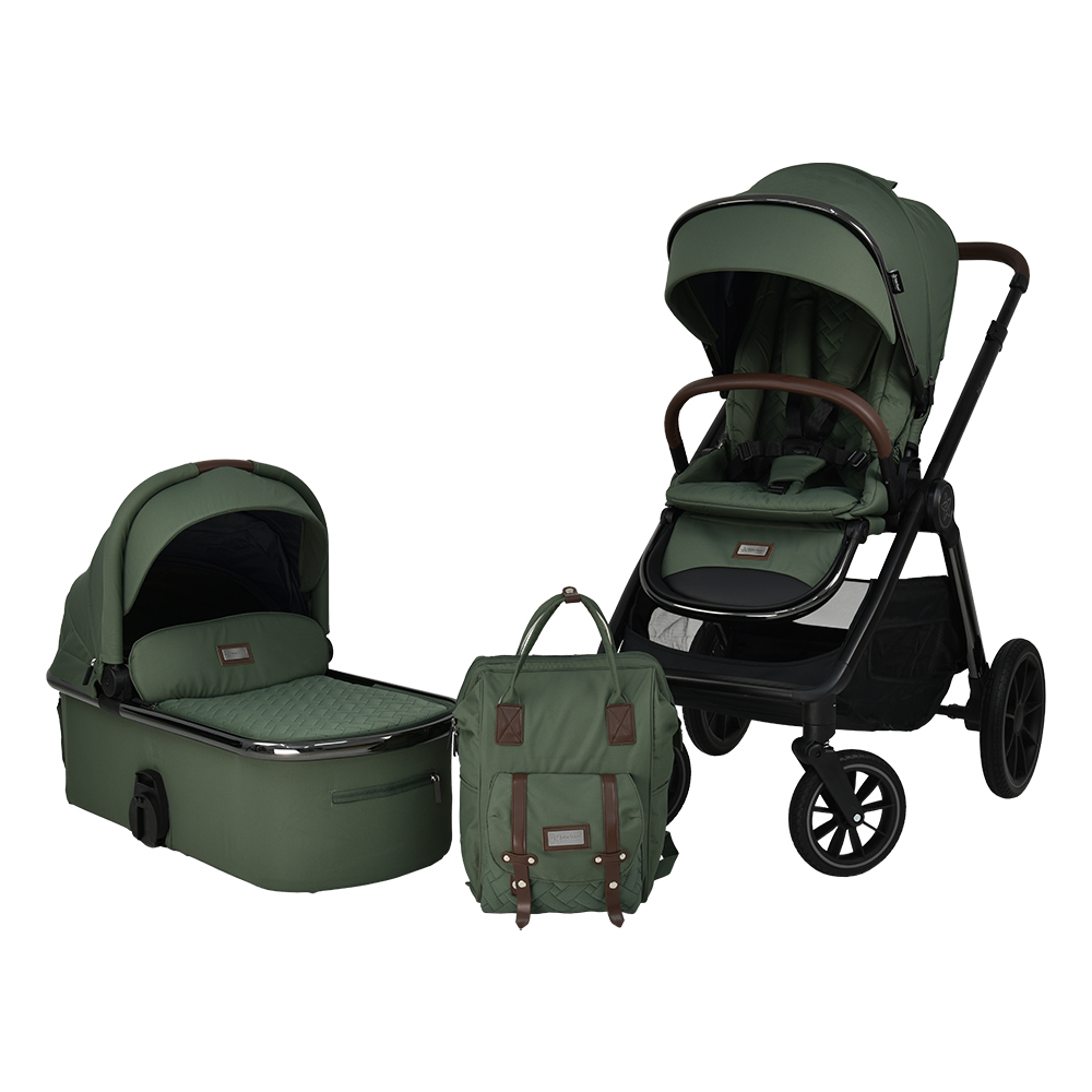 Πολυκαρότσι 2 σε 1 Bebe Stars Mythos Forest Green