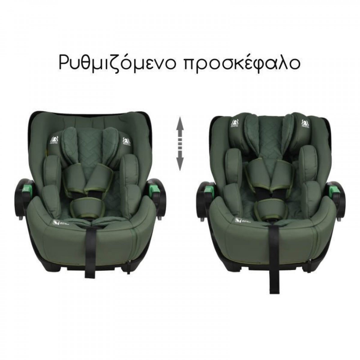 Κάθισμα Αυτοκινήτου Bebe Stars Baby i-SΙΖΕ 40-87cm Forest Green Κάθισμα Αυτοκινήτου Bebe Stars Baby i-SΙΖΕ 40-87cm Forest Green