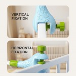 Μουσικό Περιστρεφόμενο Κούνιας Με Φως Cartoon Bear Blue Bebe Stars