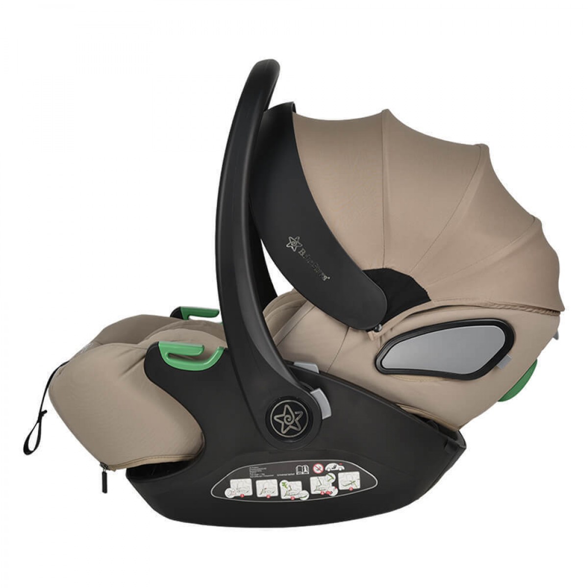 Κάθισμα Αυτοκινήτου Bebe Stars Baby i-SΙΖΕ 40-87cm Natural Beige Κάθισμα Αυτοκινήτου Bebe Stars Baby i-SΙΖΕ 40-87cm Natural Beige