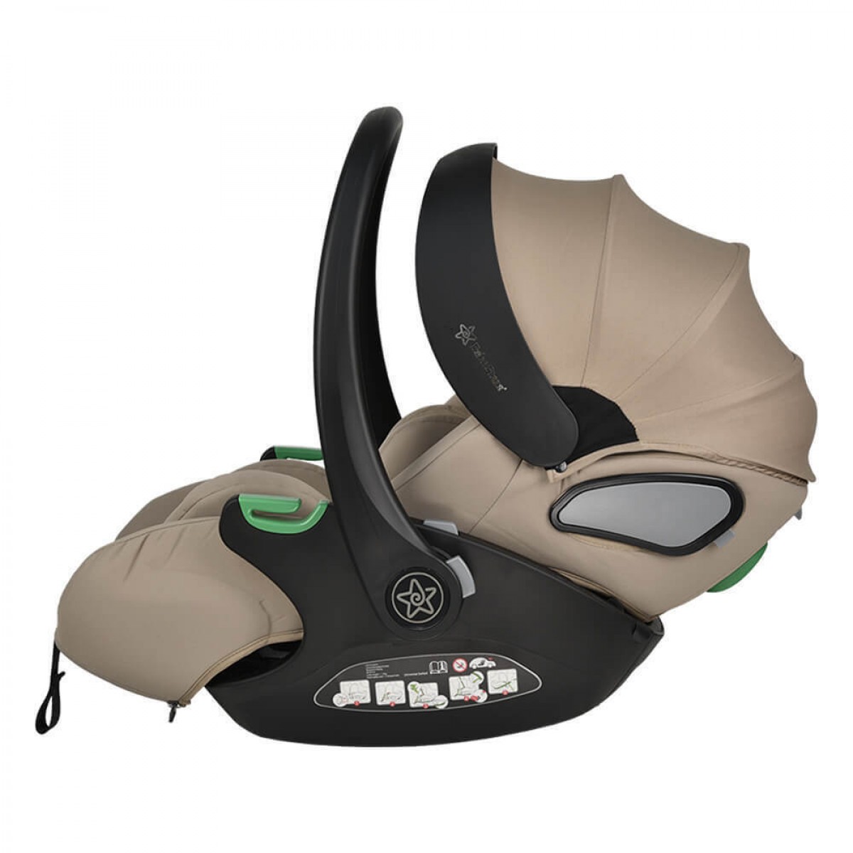 Κάθισμα Αυτοκινήτου Bebe Stars Baby i-SΙΖΕ 40-87cm Natural Beige Κάθισμα Αυτοκινήτου Bebe Stars Baby i-SΙΖΕ 40-87cm Natural Beige