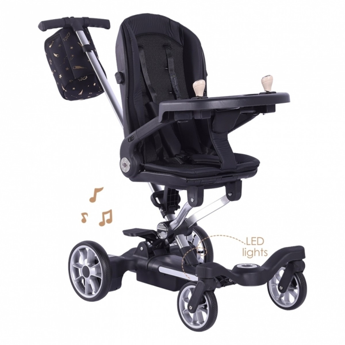 Καρότσι Ηλεκτρικό Smart Ride Black Καρότσι Ηλεκτρικό Smart Ride Black