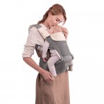 Μάρσιπος Hug Me Bebe Stars Smoked Grey 4M+