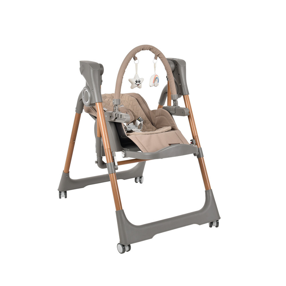 Καρέκλα Φαγητού & Κούνια 2σε1 ηλεκτρικό Serenna Natural Beige Bebe Stars