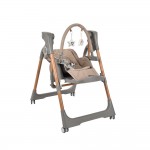 Καρέκλα Φαγητού & Κούνια 2σε1 ηλεκτρικό Serenna Natural Beige Bebe Stars