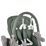 Καρέκλα Φαγητού & Κούνια 2σε1 ηλεκτρικό Serenna Forest Green Bebe Stars