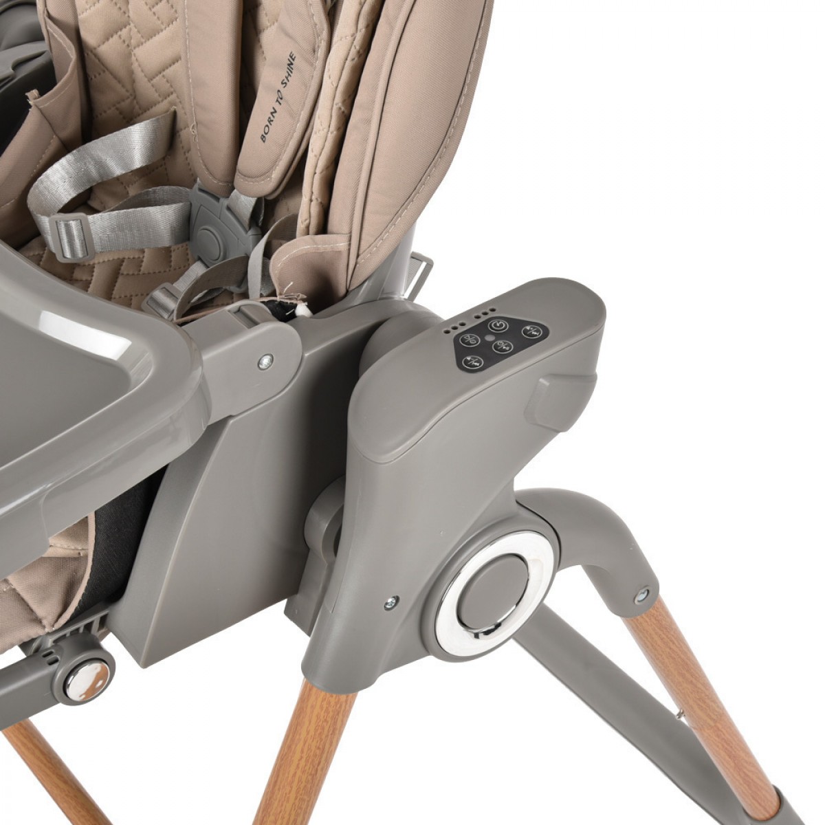 Καρέκλα Φαγητού & Κούνια 2σε1 ηλεκτρικό Serenna Natural Beige Bebe Stars