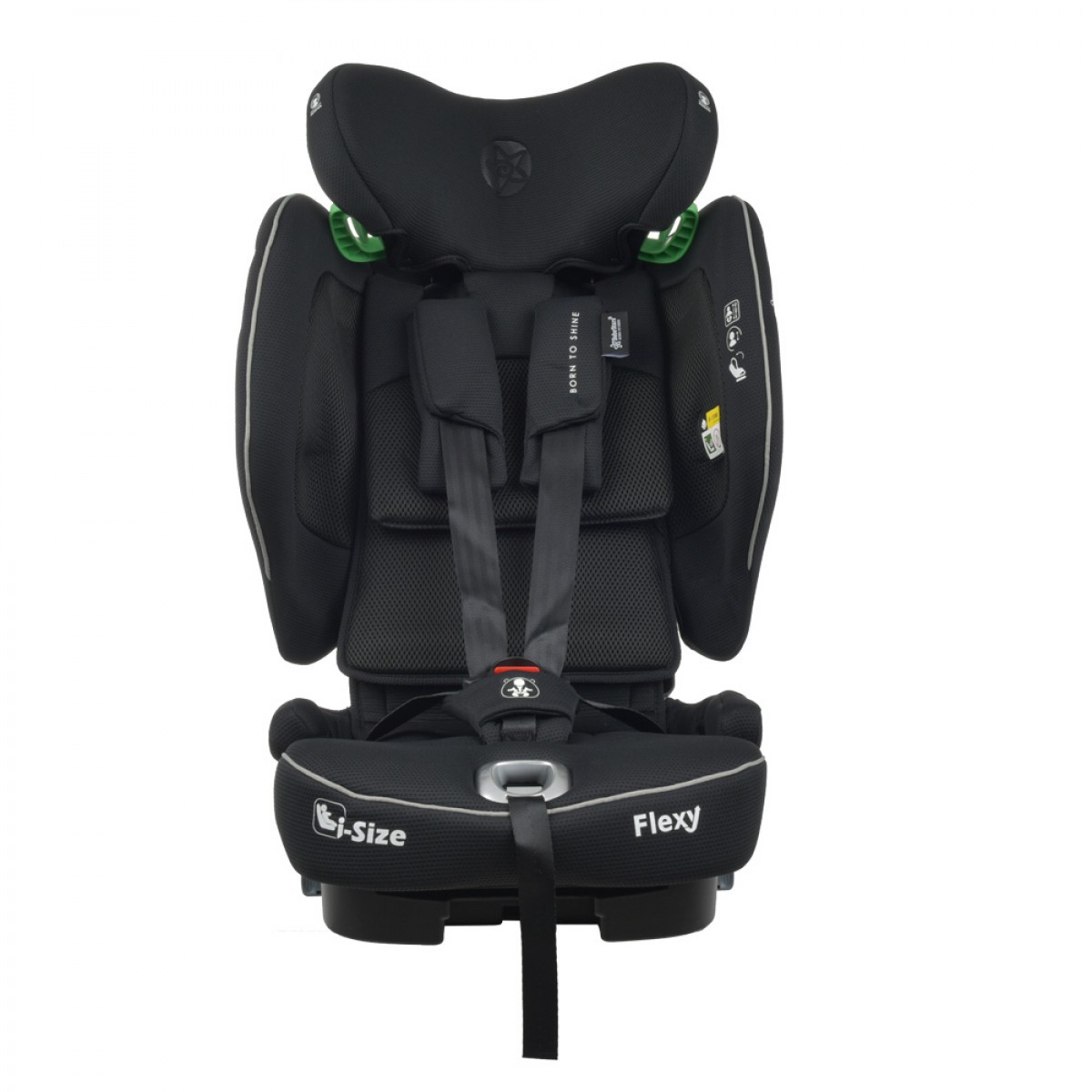 Κάθισμα Αυτοκινήτου Flexy 76-150cm (9-36kg) Isofix i-Size Bebe Stars Black 