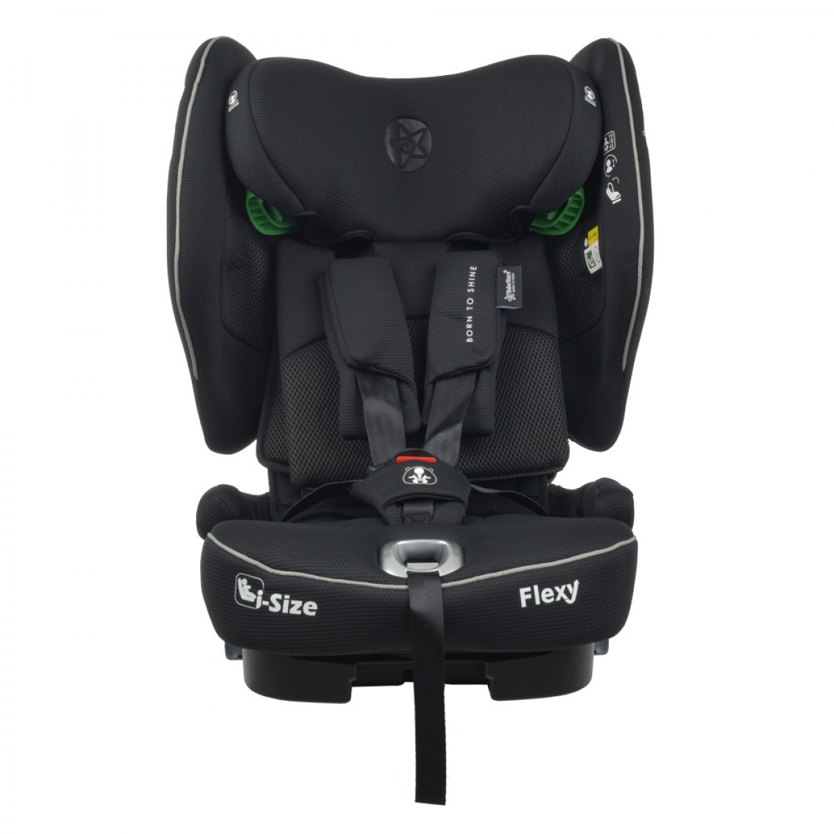Κάθισμα Αυτοκινήτου Flexy 76-150cm (9-36kg) Isofix i-Size Bebe Stars Black 