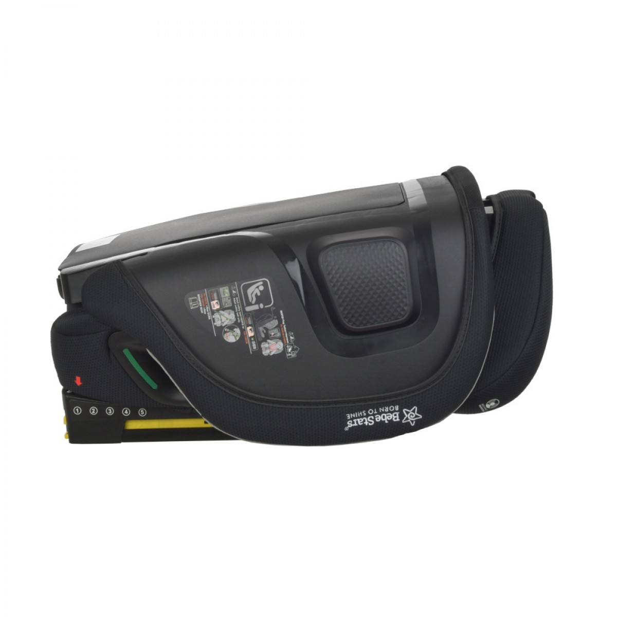 Κάθισμα Αυτοκινήτου Flexy 76-150cm (9-36kg) Isofix i-Size Bebe Stars Black 