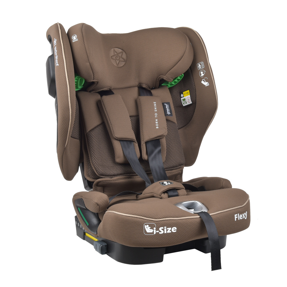 Κάθισμα Αυτοκινήτου Flexy 76-150cm (9-36kg) Isofix i-Size Bebe Stars Coffee