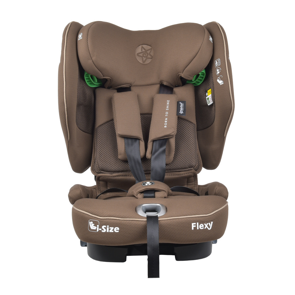 Κάθισμα Αυτοκινήτου Flexy 76-150cm (9-36kg) Isofix i-Size Bebe Stars Coffee