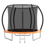 Τραμπολίνο Με Δίχτυ Και Σκάλα 305cm 10FT Orange Bebe Stars