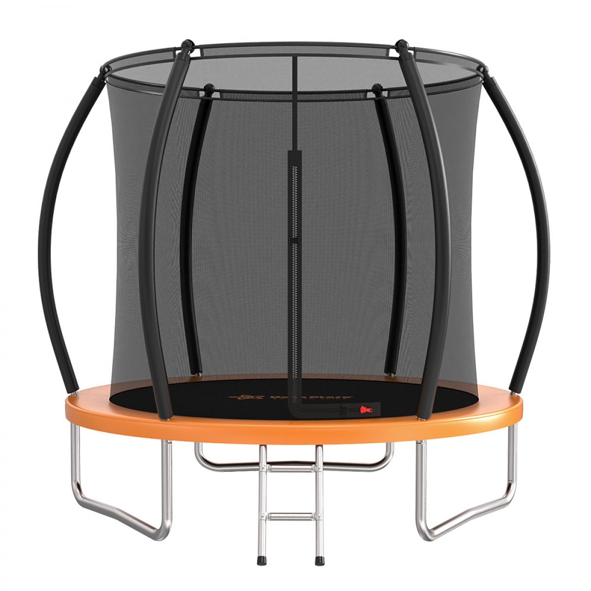 Τραμπολίνο Με Δίχτυ Και Σκάλα 245cm 8FT Orange Bebe Stars