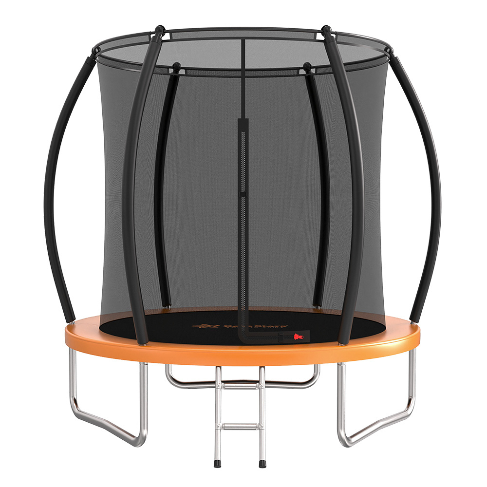 Τραμπολίνο Με Δίχτυ Και Σκάλα 185cm 6FT Orange Bebe Stars 