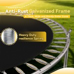 Τραμπολίνο Με Δίχτυ Και Σκάλα 305cm 10FT Orange Bebe Stars