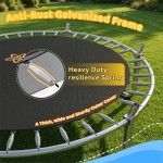 Τραμπολίνο Με Δίχτυ Και Σκάλα 185cm 6FT Orange Bebe Stars 