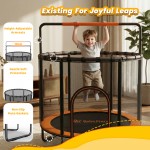 Τραμπολίνο Με Δίχτυ 140cm Orange Bebe Stars 