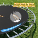 Τραμπολίνο Με Δίχτυ Και Σκάλα 245cm 8FT Orange Bebe Stars