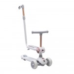 Πατίνι Scooter Τρίτροχο Xride 2 Σε 1 Με Λαβή Grey Bebe Stars