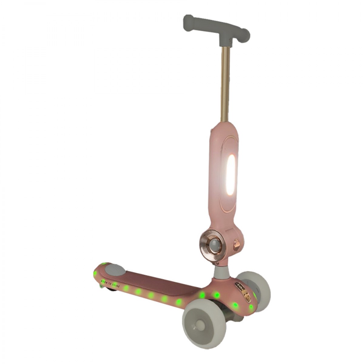 Πατίνι Scooter Τρίτροχο Xride 2 Σε 1 Με Λαβή Pink Bebe Stars