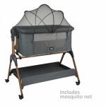 Λίκνο Style 2in1 Natural Grey  Bebe Stars