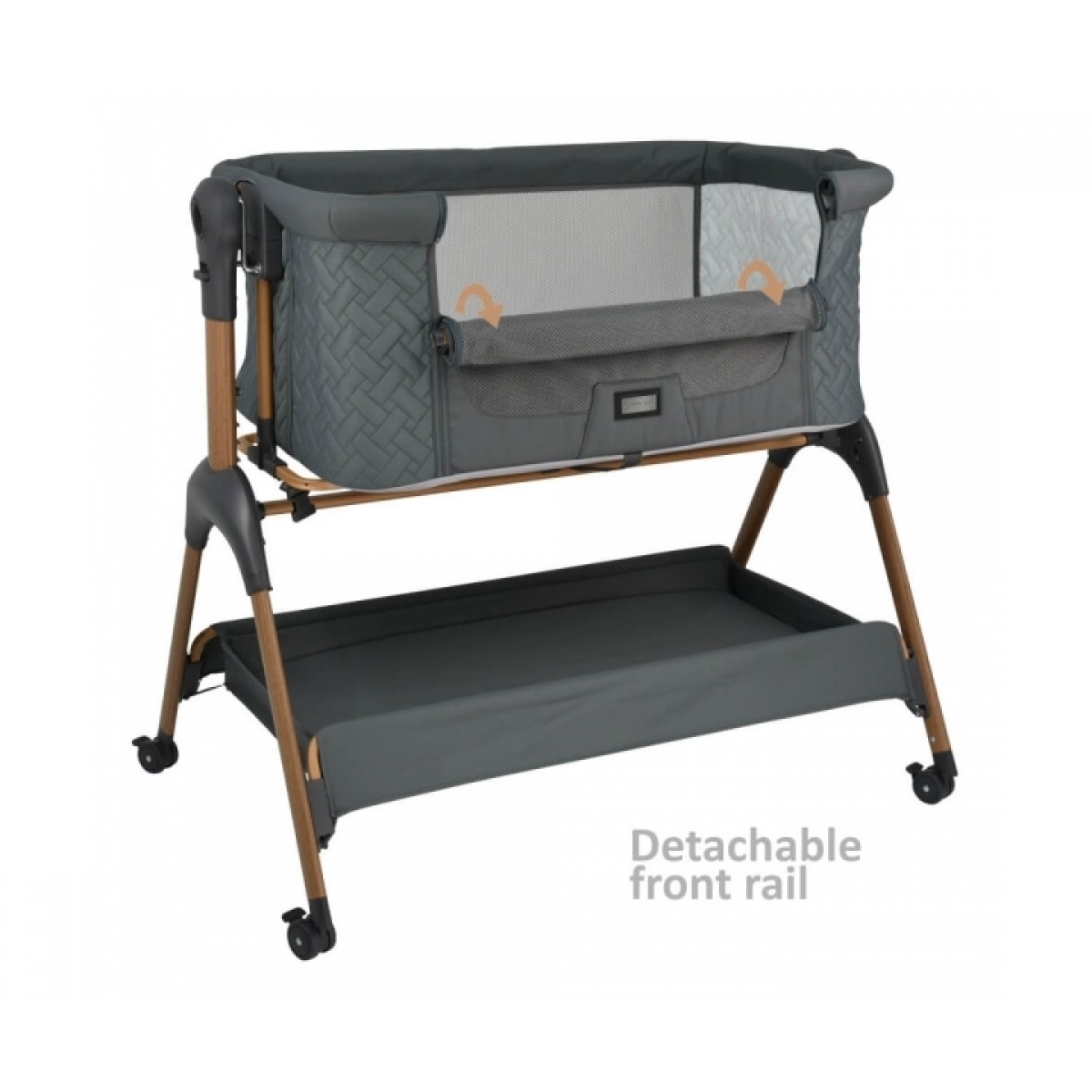 Λίκνο Style 2in1 Natural Grey  Bebe Stars