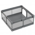 Παρκοκρέβατο Bebe Stars τετράγωνο 150×150 Playzen Grey 