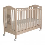 Κρεβάτι Polar White Bebe Stars 451-02 - Μπεζ  με συρτάρι