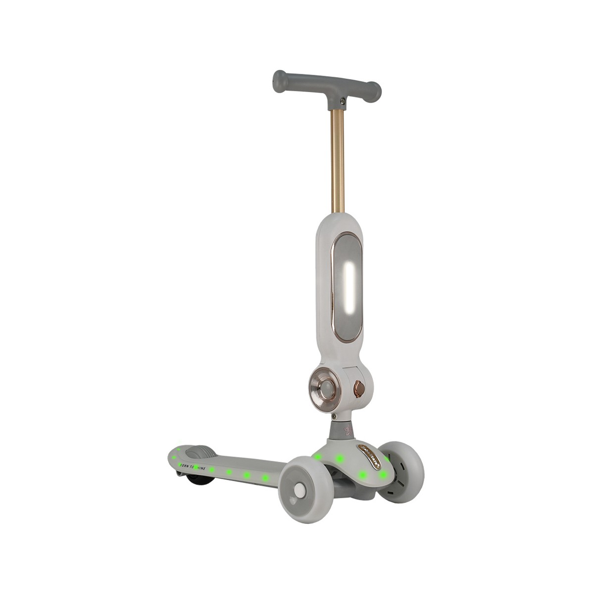 Πατίνι Scooter Τρίτροχο Xride 2 Σε 1 Με Λαβή Grey Bebe Stars