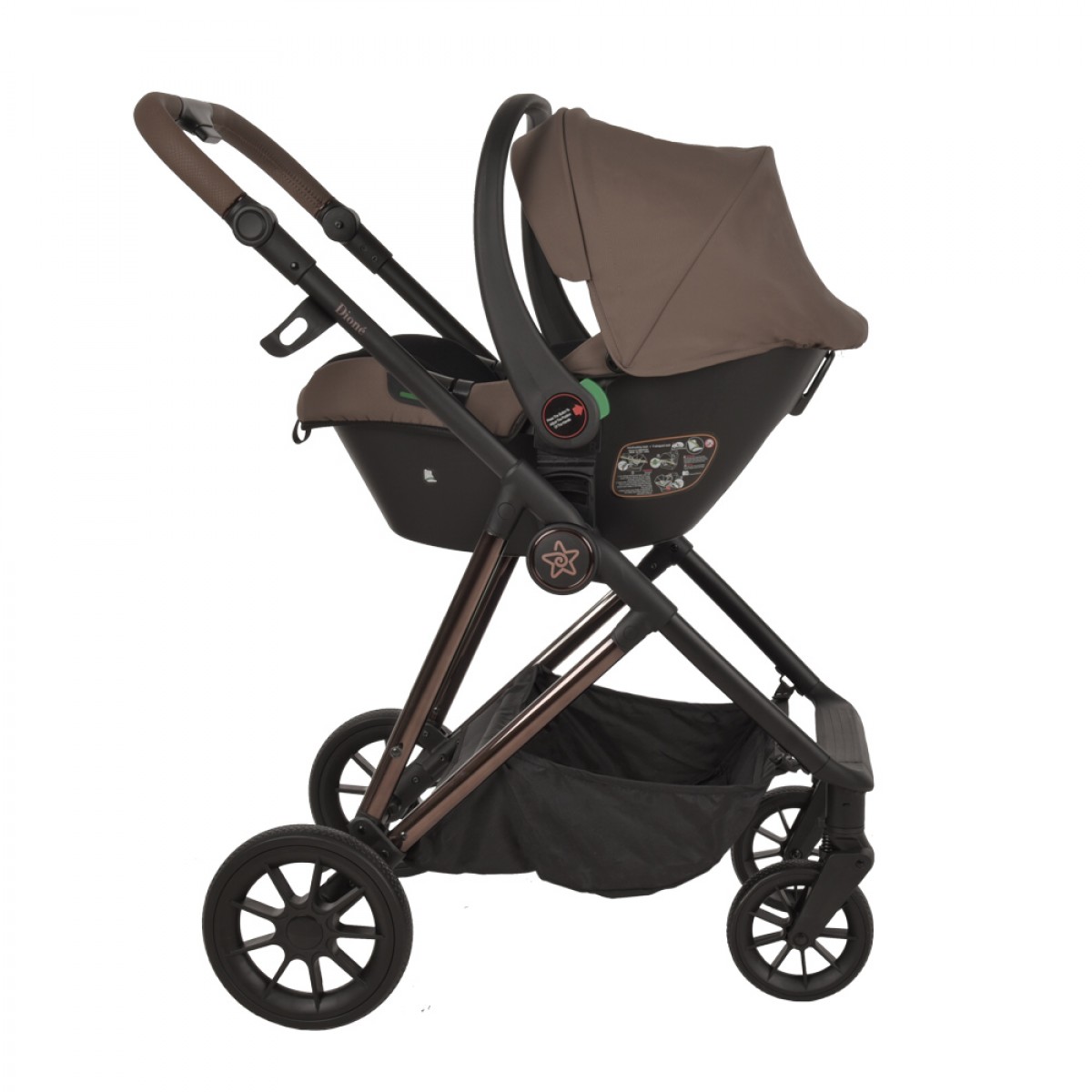 πολυκαροτσι dione 3 in 1 gaia brown bebe stars