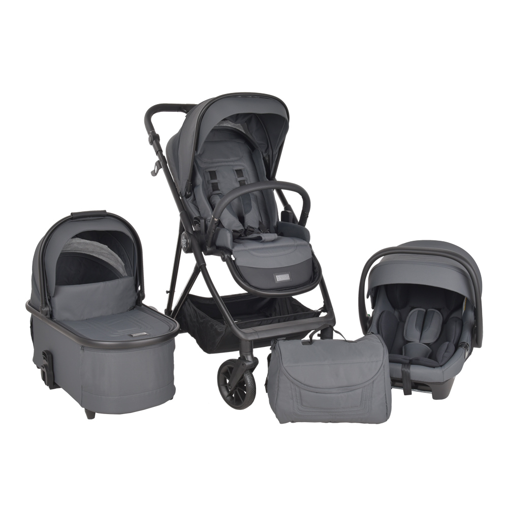 πολυκαροτσι dione 3 in 1 titanium grey  bebe stars 
