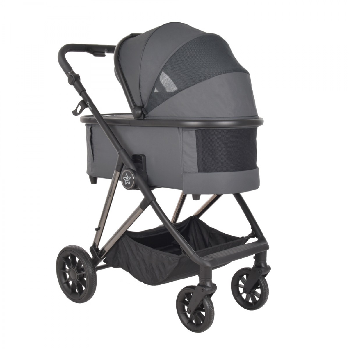 πολυκαροτσι dione 3 in 1 titanium grey  bebe stars