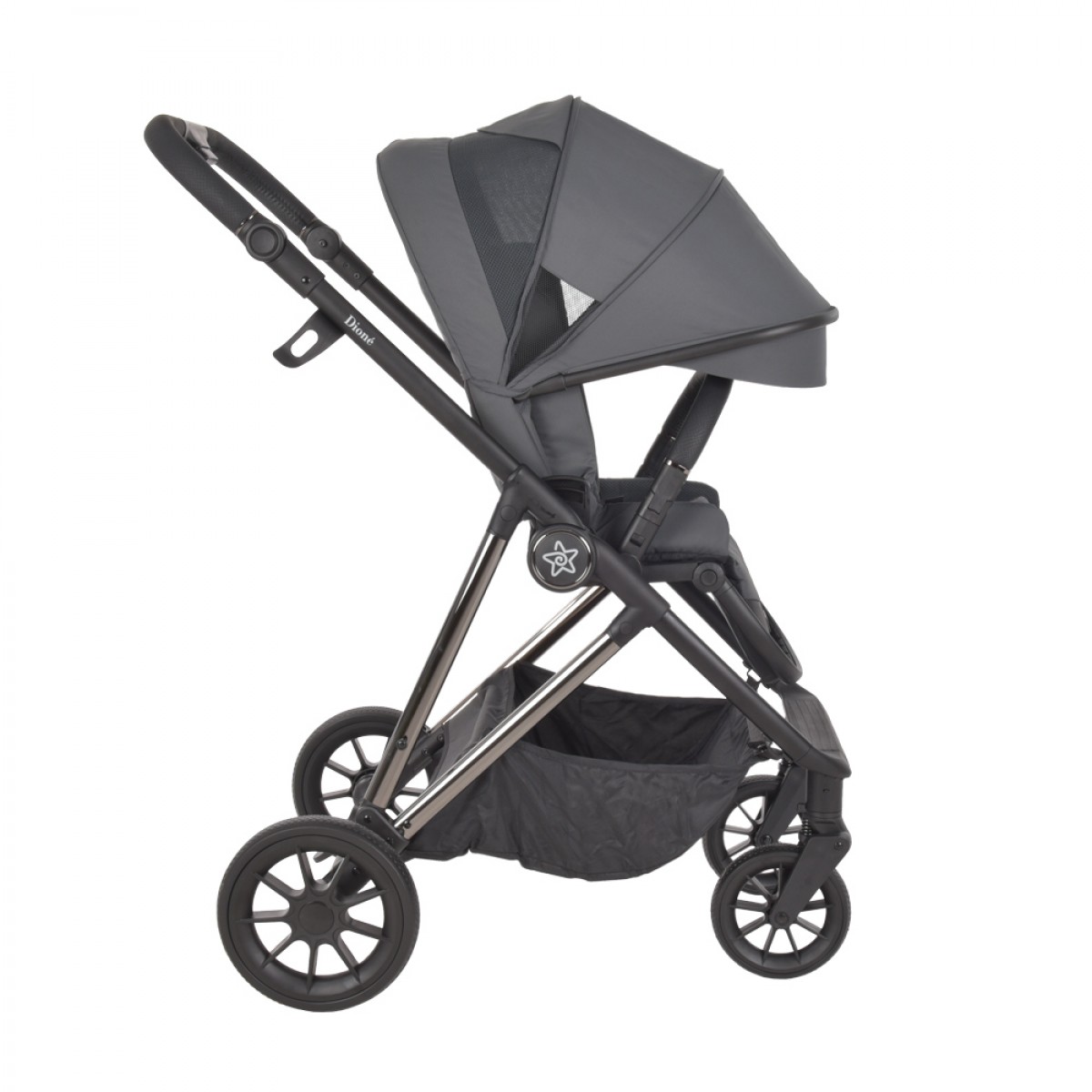 πολυκαροτσι dione 3 in 1 titanium grey  bebe stars