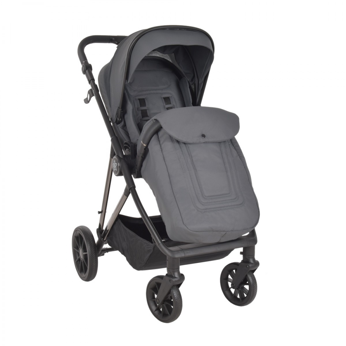 πολυκαροτσι dione 3 in 1 titanium grey  bebe stars